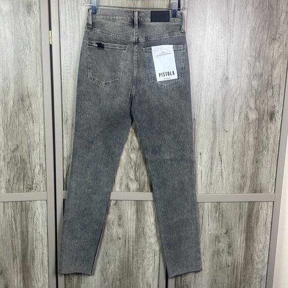 New! Pistola Cara High Rise Vintage Skinny Misguided Button Up Jeans Women's 26 - Picture 7 of 14